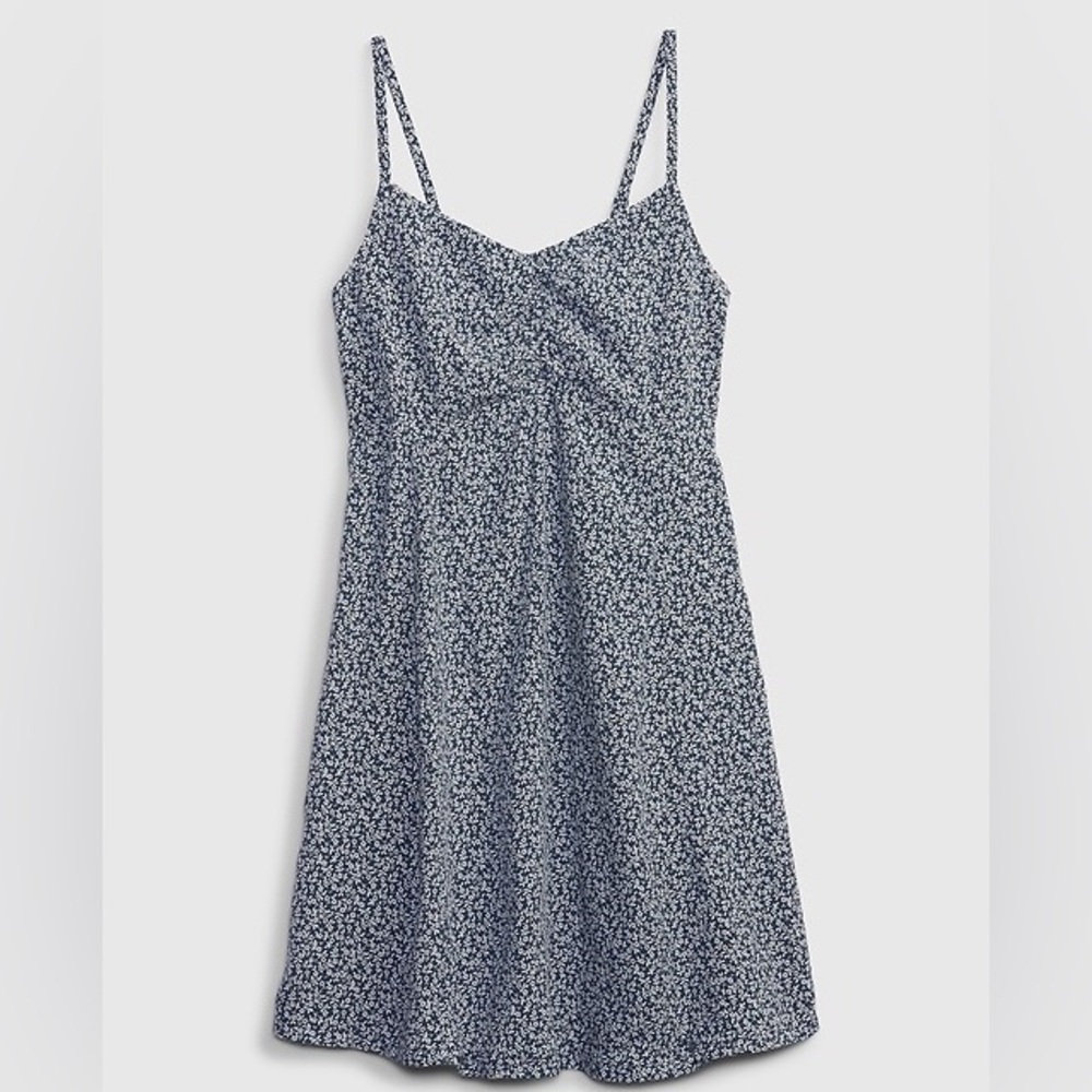 NWOT Floral Patterned Gap Fit and Flare Cami Dress